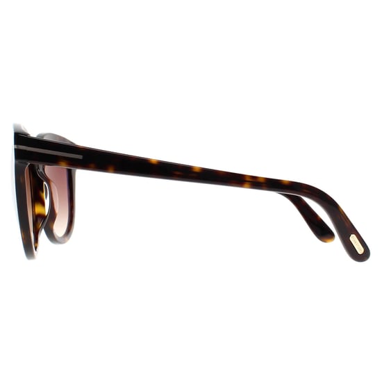 Tom Ford Redondo Mujer Habana Oscuro Marrón Gradiente Olivia FT0914 - Image 3