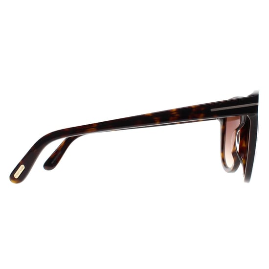 Tom Ford Redondo Mujer Habana Oscuro Marrón Gradiente Olivia FT0914 - Image 4