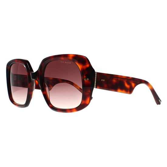 Ted Baker Cuadrado Womens Tortoise Marrón Gradiente TB1730 Catrina - Image 2