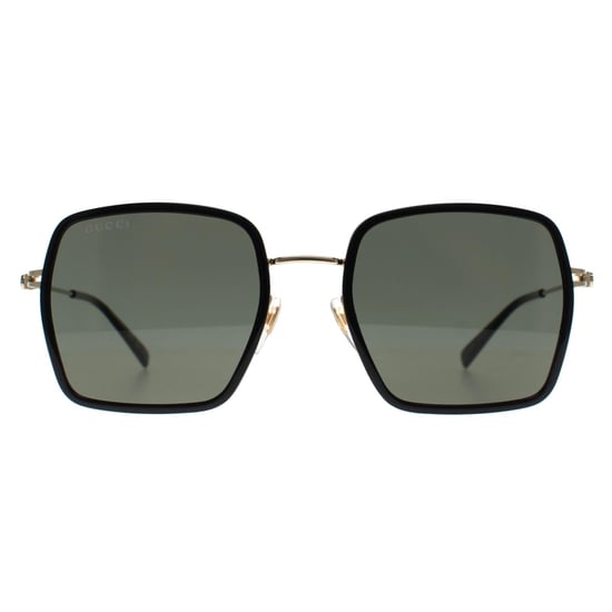 Gucci Cuadrado Mujer Negro Oro Gris GG1848S - Image 1