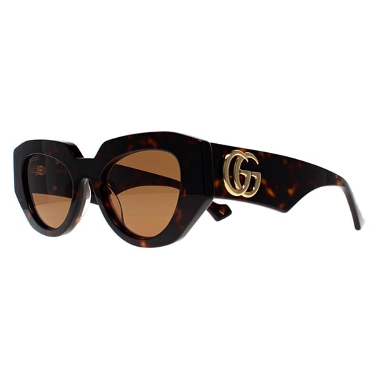 Gucci Cat Eye Mujer Marrón Habana Oscuro Brillante GG1421S - Image 2