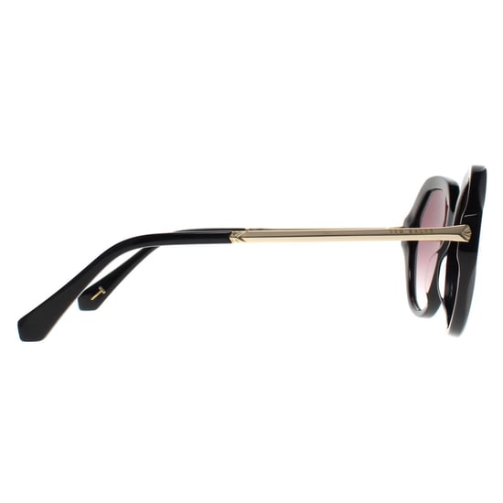 Ted Baker Cuadrado Womens Negro Marrón Gradiente TB1731 Georgi - Image 4
