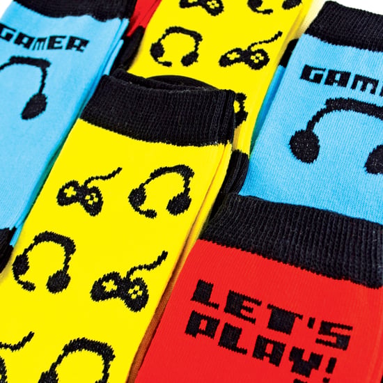 3 Pack de Calcetines de Videojuegos para Niños y Niñas - Rojo / Azul / Amarillo - Image 5