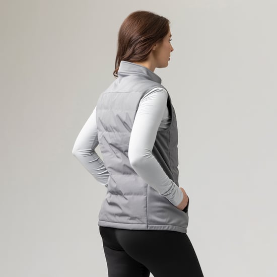 Chaleco híbrido aislante de invierno para mujer | Chaleco sin mangas con forro polar - Image 5