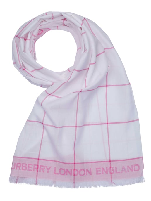 Bufanda Burberry PAREO blanca - Image 1