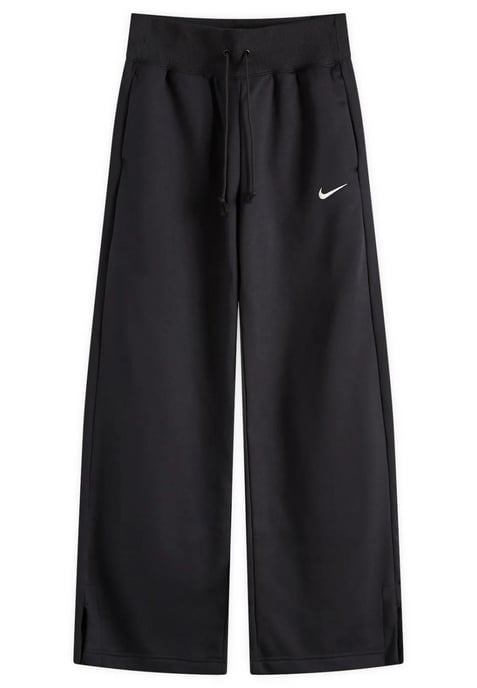 Joggers Nike Phoenix Fleece Wide Leg Negro, Mujer - Image 6