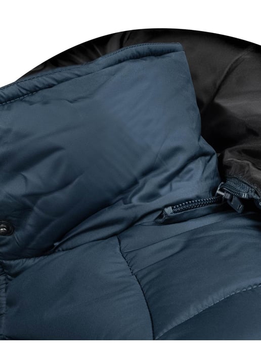 Arctic Seven Chaqueta de Invierno Acolchada para Hombre con Capucha Desmontable Azul Marino - Image 5
