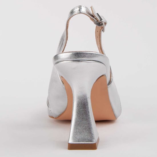 Montevita Zapato De Tacón Carola8 Plateado - Image 5