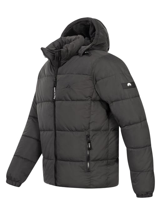 Chaqueta de invierno acolchada Arctic Seven para hombre Gris Oscuro - Image 4