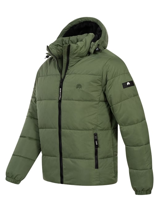 Chaqueta de invierno acolchada Arctic Seven para hombre Verde Oscuro - Image 3