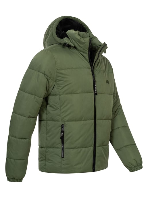 Chaqueta de invierno acolchada Arctic Seven para hombre Verde Oscuro - Image 4