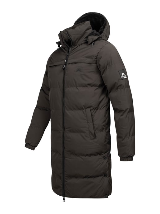 Arctic Seven Parka de Invierno Acolchado para Hombre Gris Oscuro - Image 4