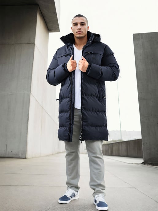 Arctic Seven Parka de Invierno Acolchado para Hombre Marina de Guerra - Image 2