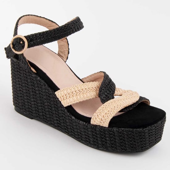 Montevita Sandalia De Cuña Salia11 Negro - Image 2