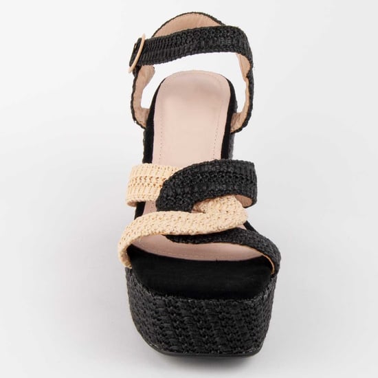 Montevita Sandalia De Cuña Salia11 Negro - Image 3