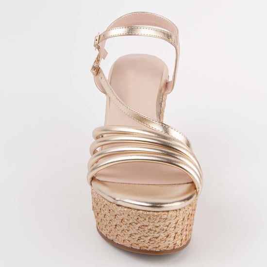 Montevita Sandalia De Cuña Salia10 Dorado - Image 3