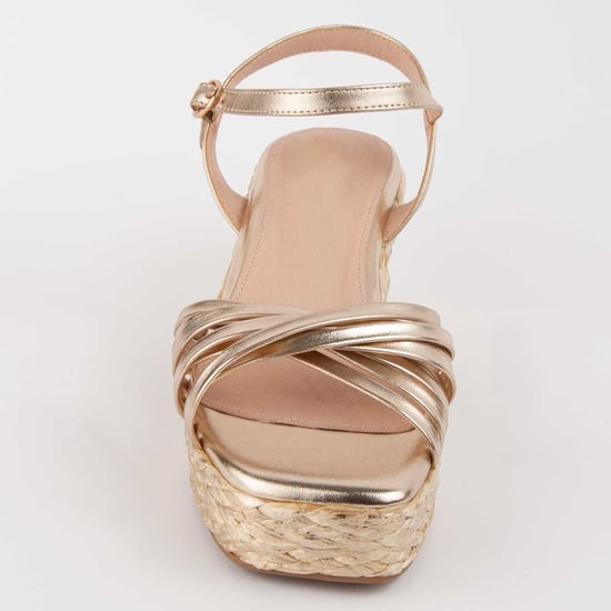 Montevita Sandalia De Cuña Salia4 Dorado - Image 3