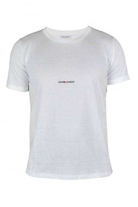 Saint Laurent Camiseta Rive gauche Blanco - Image 1