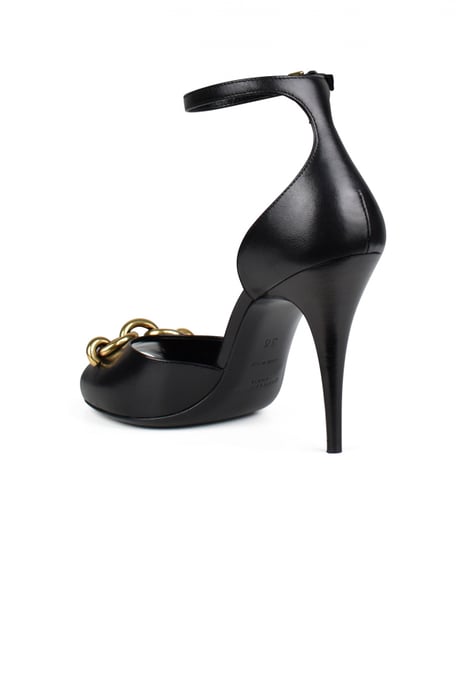 Saint Laurent Sandalias Le Maillon Negro - Image 4