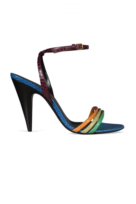 Saint Laurent Sandalias Liya Multicolor - Image 1