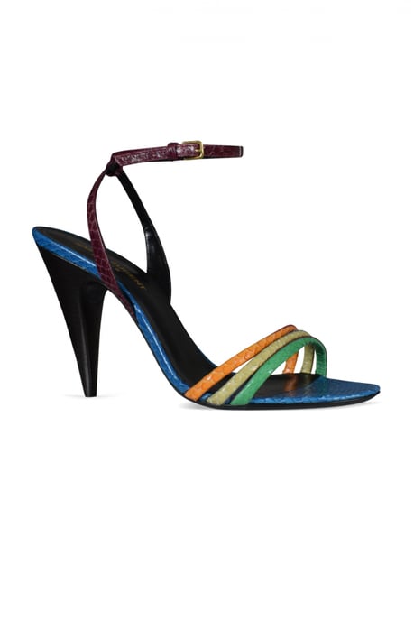 Saint Laurent Sandalias Liya Multicolor - Image 3