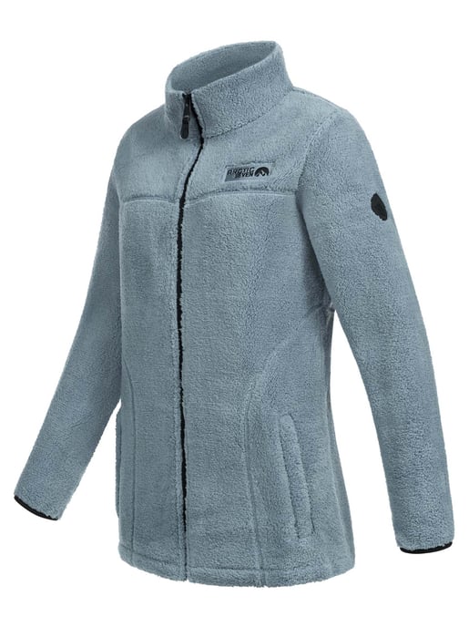 Arctic Seven Chaqueta Polar Sherpa Mujer – Abrigo Cálido con Cremallera Dusty Blue - Image 4