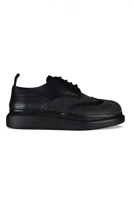Alexander McQueen Derby Hybrid Negro - Image 1