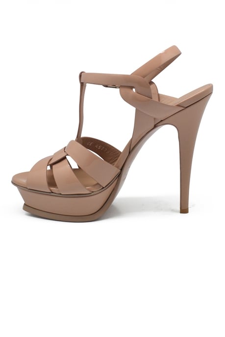 Saint Laurent Sandalias Tribute Rosa - Image 4