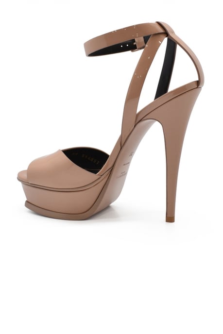 Saint Laurent Sandalias Tribute Lips Rosa - Image 4