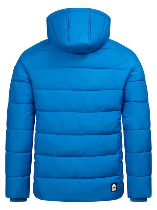 Arctic Seven Chaqueta de Invierno Acolchada para Hombre con Capucha Desmontable Azul - Image 2