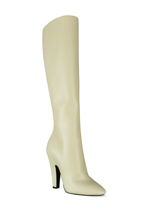 Saint Laurent Botas 68 Beige - Image 3