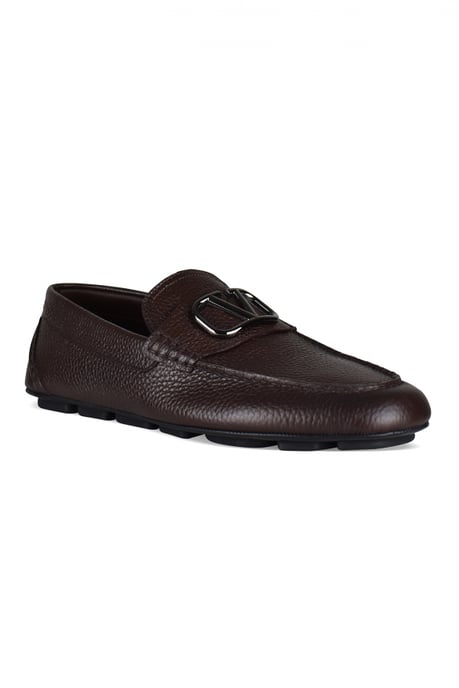 Valentino Garavani Mocasines Vlogo Marrón - Image 2