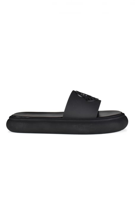 Moncler Chanclas Slyder Negro - Image 1