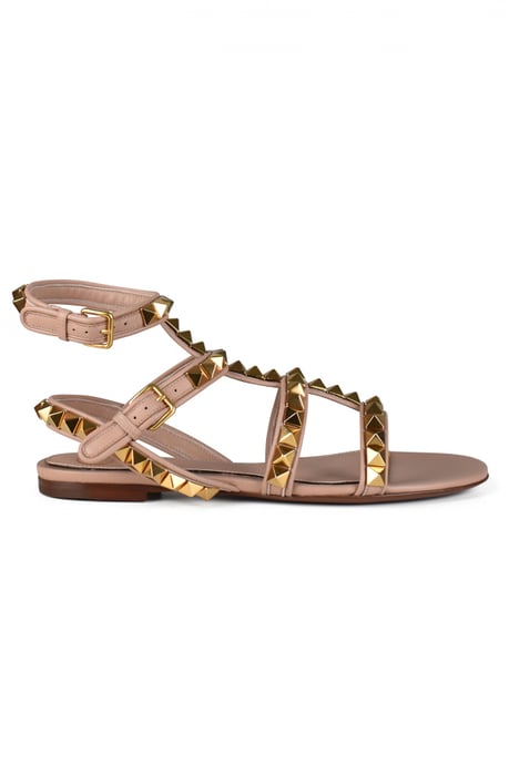 Valentino Garavani Sandalias Rockstud Rosa - Image 1