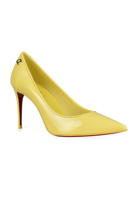 Christian Louboutin Zapatos de tacón Sporty Kate 85 Amarillo - Image 3