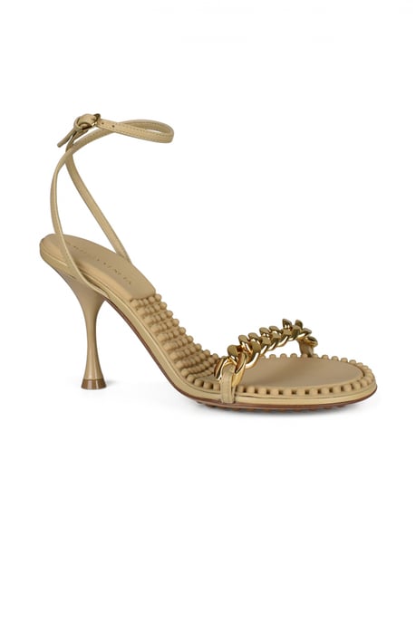Bottega Veneta Sandalias Dot Beige - Image 3