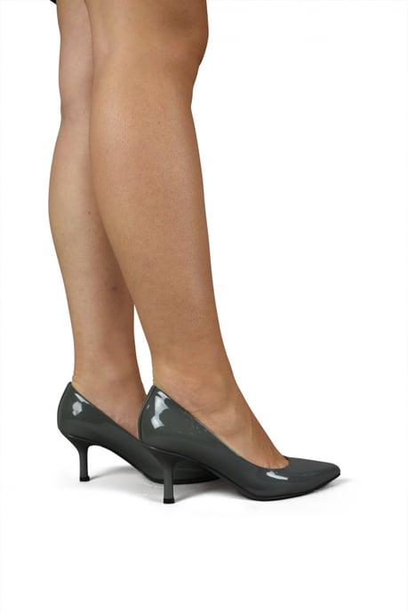 Walter Steiger Zapatos de tacón de cuero Gris - Image 2