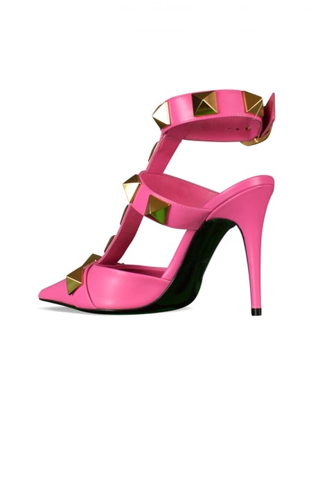 Valentino Garavani Salones Roman Stud Rosa - Image 4
