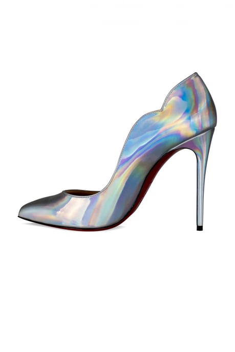 Christian Louboutin Zapatos de tacón Hot Chick Plateado - Image 4