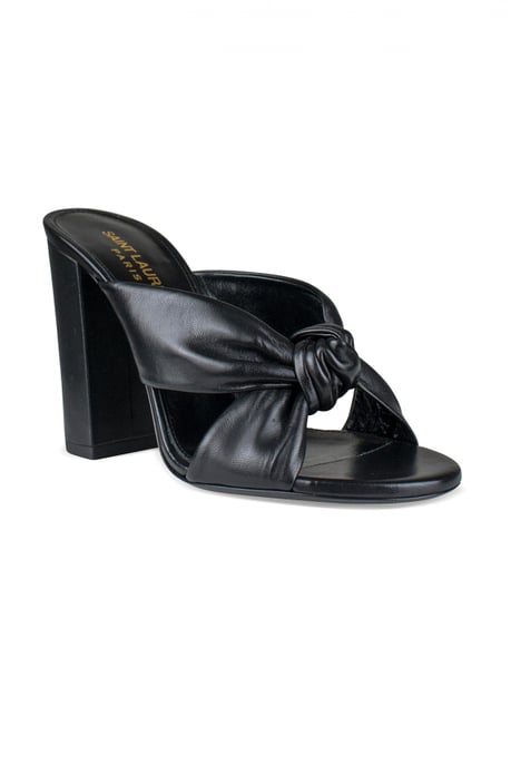 Saint Laurent Mules Loulou Negro - Image 2