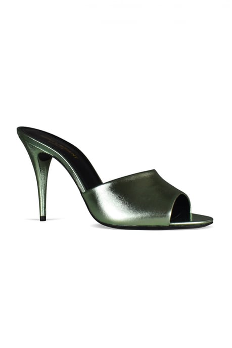 Saint Laurent LA 16 Mules Verde - Image 3