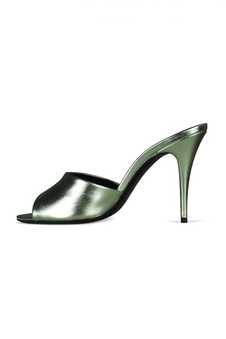 Saint Laurent LA 16 Mules Verde - Image 4