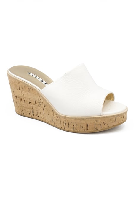 Walter Steiger Mules con plataforma Blanco - Image 2
