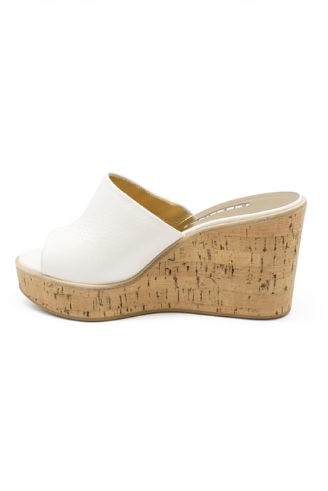 Walter Steiger Mules con plataforma Blanco - Image 3
