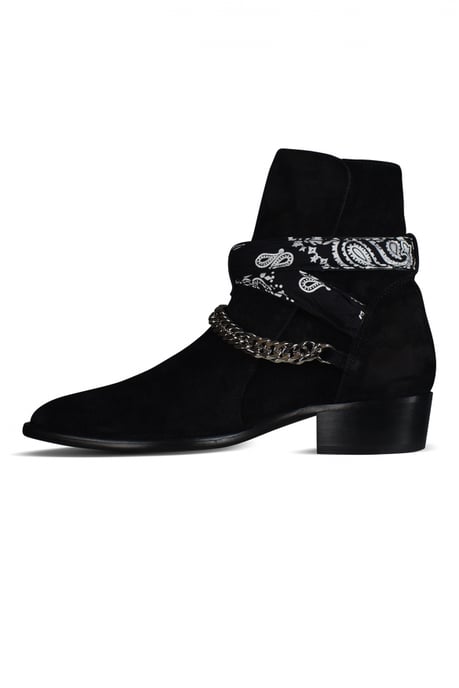 AMIRI Botas Bandana Buckle Negro - Image 3