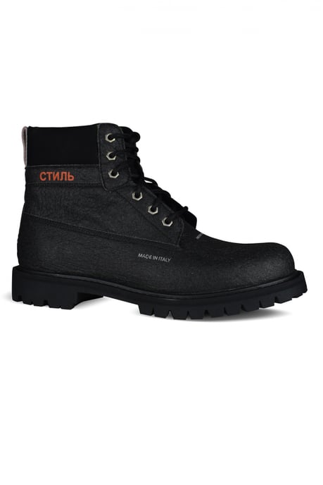 Heron Preston Botas LH Worker Boots Negro - Image 2
