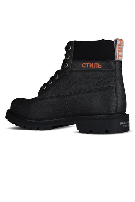 Heron Preston Botas LH Worker Boots Negro - Image 3