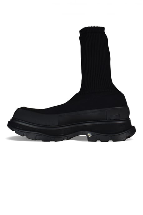Alexander McQueen Botas Tread Slick Negro - Image 3