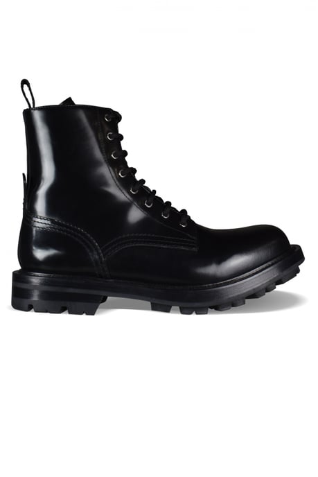 Alexander McQueen Botas Wander Negro - Image 1