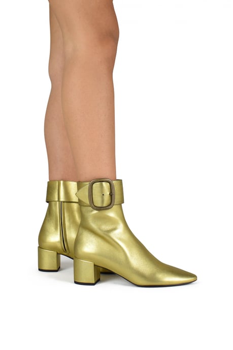 Saint Laurent Botines Joplin 50 Oro - Image 2